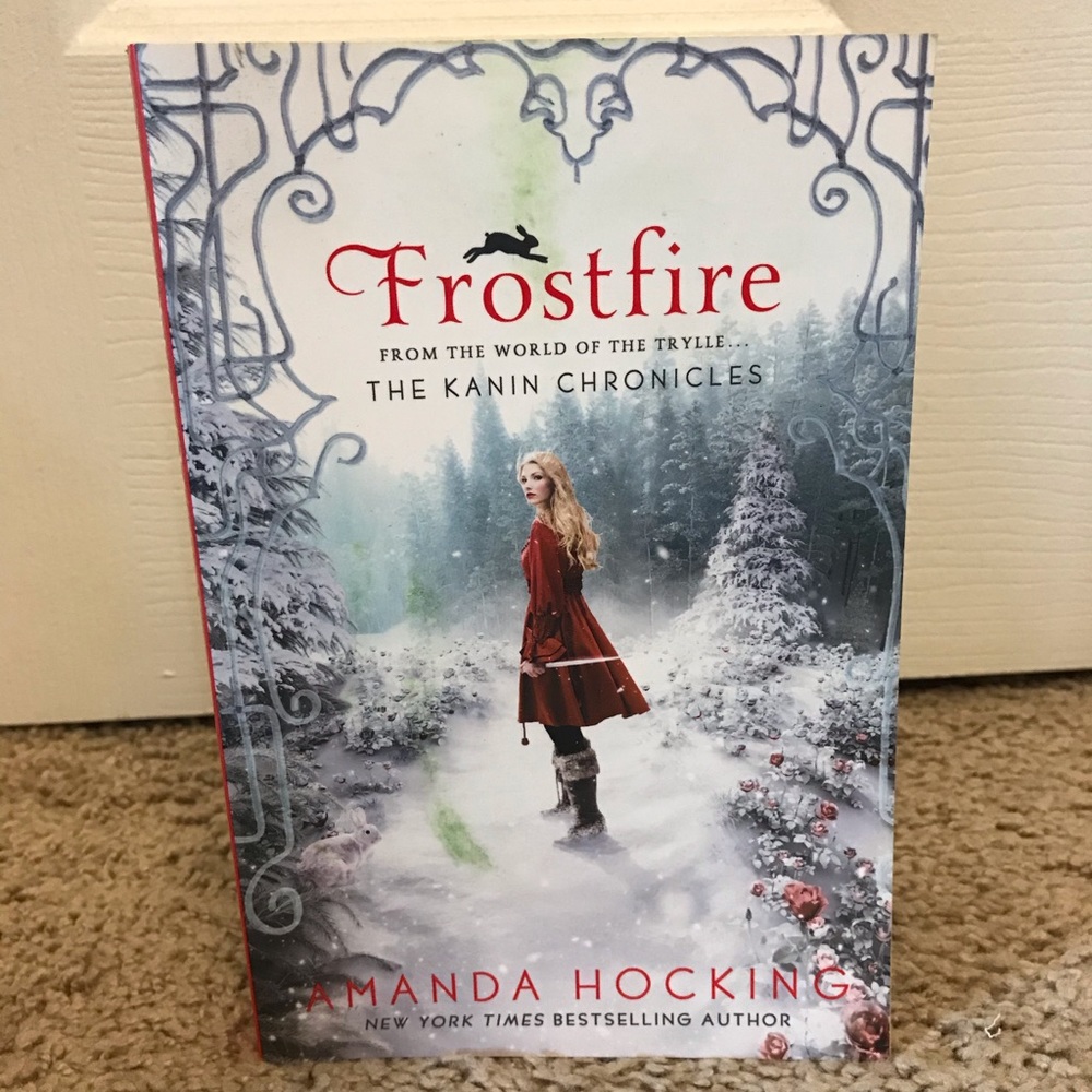 "Frostfire" by Amanda Hocking 
Paperback